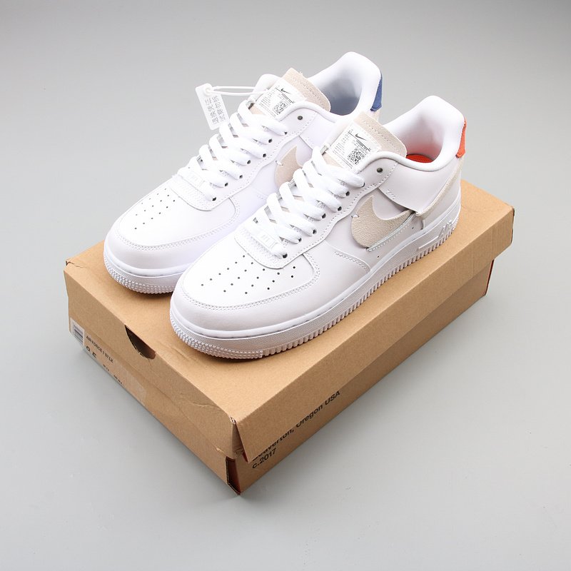 Nike Air Force 1 白鴛鴦斷勾休閒運動滑板鞋898889-103 男女鞋情侶鞋