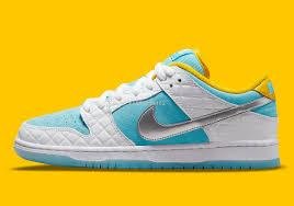 代購】FTC x Nike SB Dunk Low Lagoon Pulse 藍白銀低幫休閒百搭滑板鞋