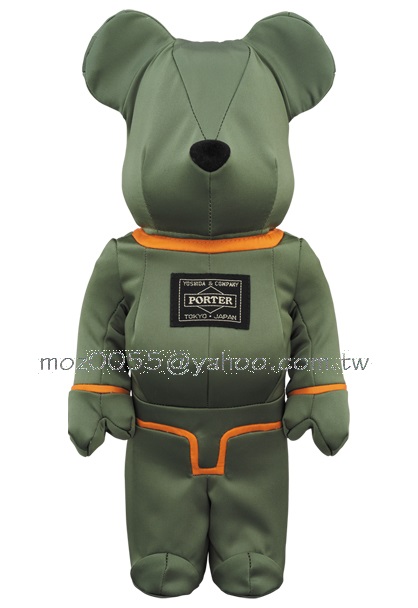 MEDICOM TOY BE@RBRICK 400% PORTER 綠色穿衣款第一代＊＊ | Yahoo奇摩拍賣