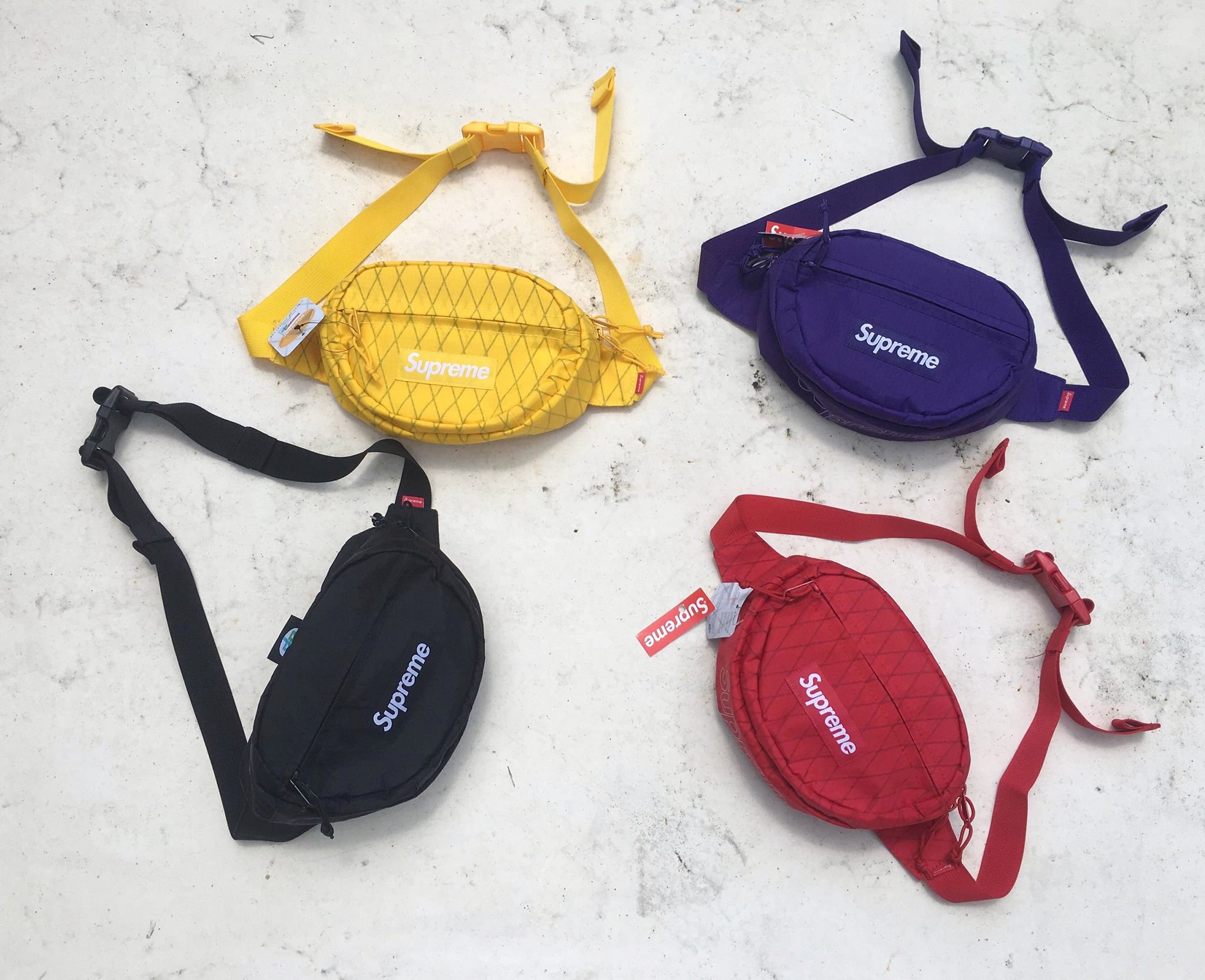 HOMIEZ】2018 F/W SUPREME 45th Waist Bag【SUP_ACC162】腰包肩包紫色