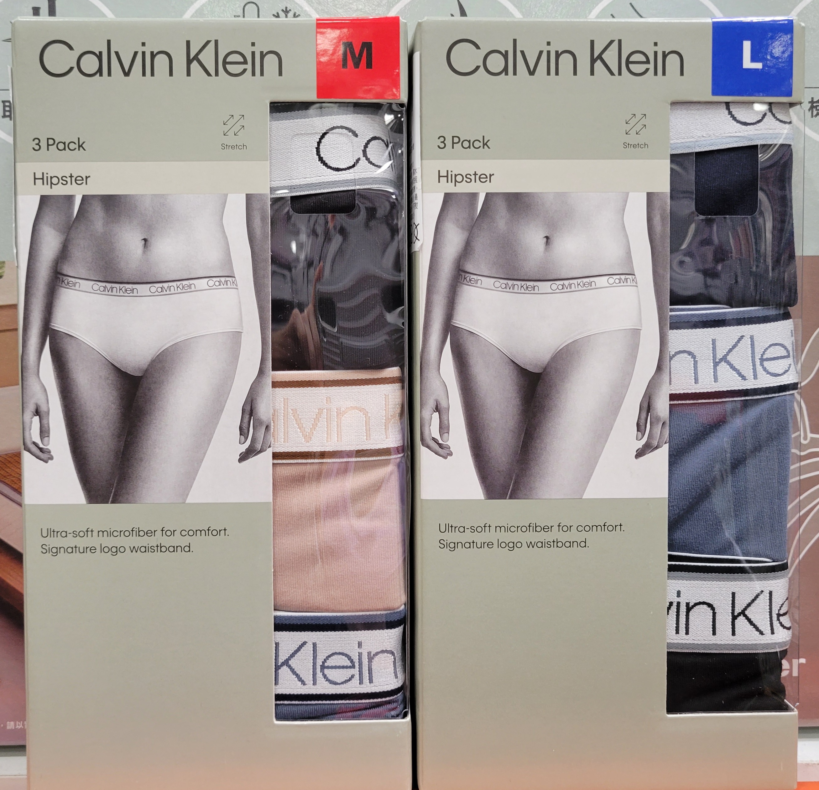 【小如的店】好市多代購~Calvin Klein CK 凱文克萊 女內褲/三角褲(3件組)美國尺寸 135384