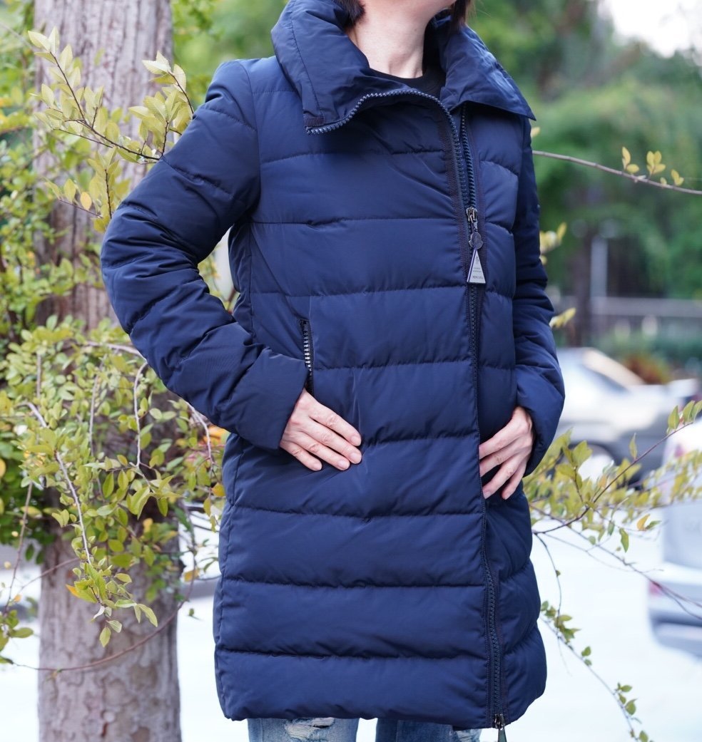 Moncler GERBOISE Down Jacket 羽絨中長版外套深藍現貨| Yahoo奇摩拍賣