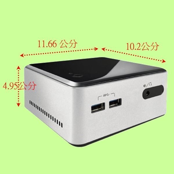 5Cgo【權宇】Intel NUC D54250WYKH i5-4250U MiniPC 適2.5吋硬碟含稅