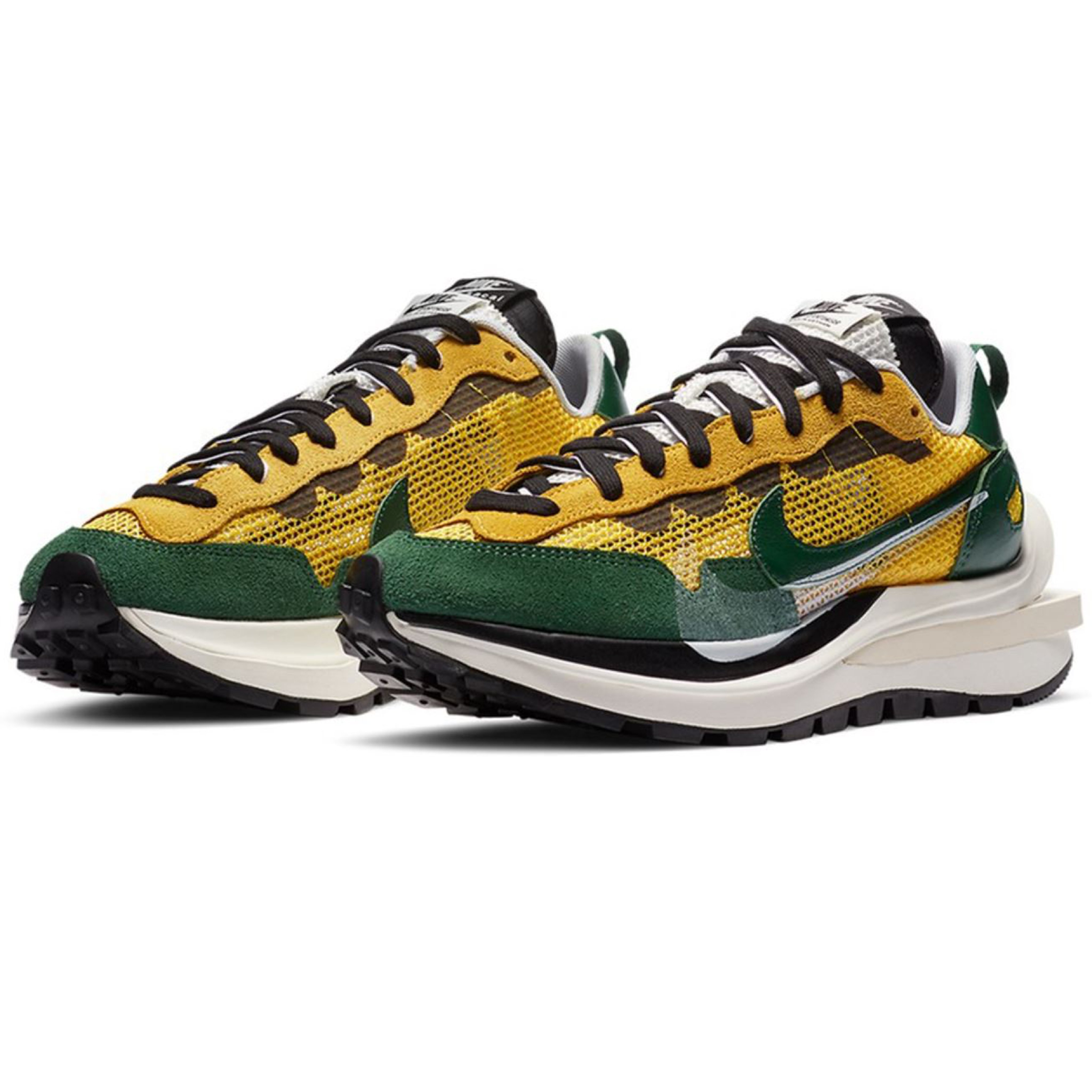 AYW】NIKE SACAI VAPORWAFFLE TOUR YELLOW 黃綠解構聯名款休閒鞋運動鞋