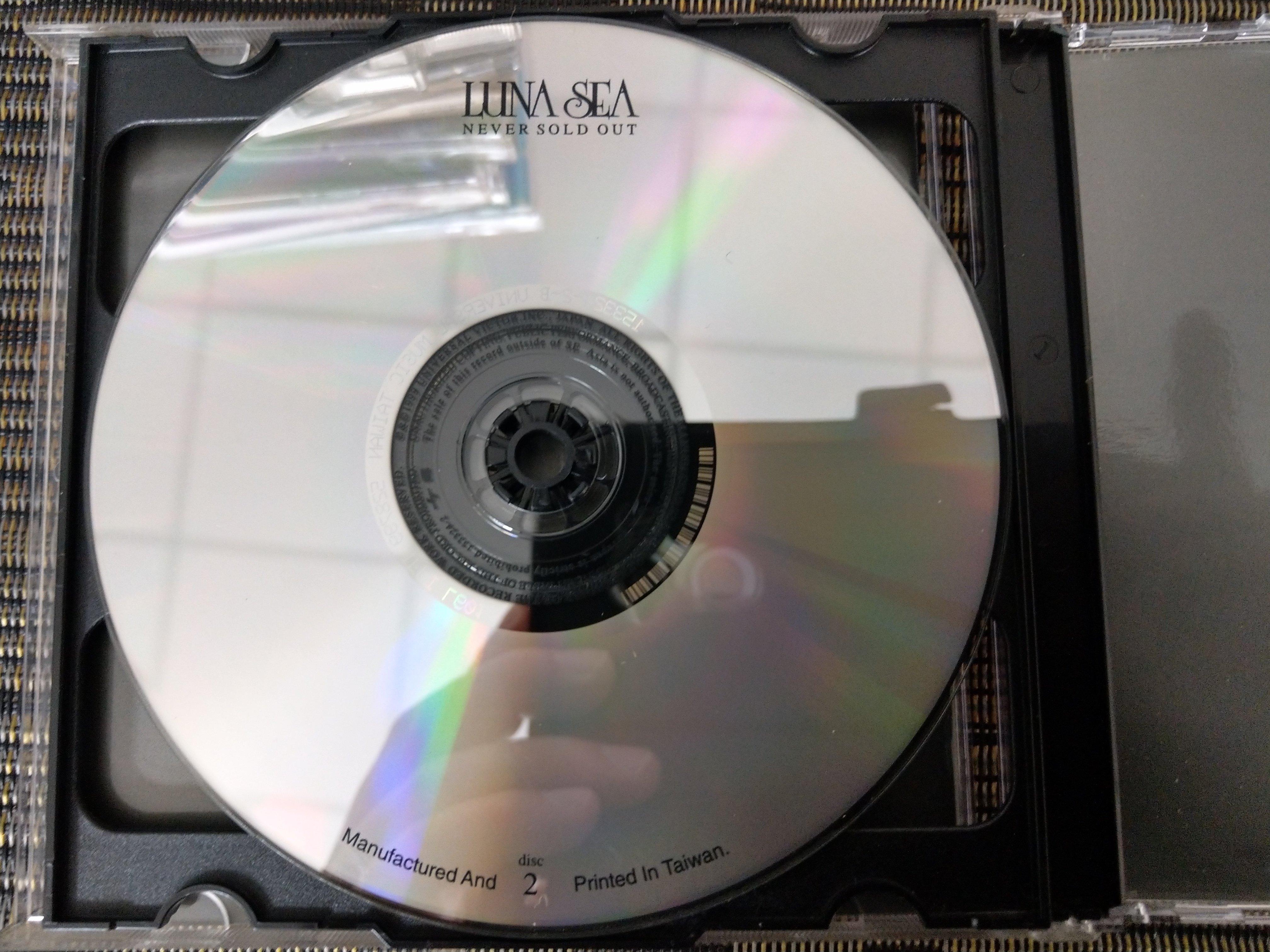 稀有宣傳版CD-LUNA SEA 月之海NEVER SOLD OUT 無止進2CD (非蔡琴)NC2