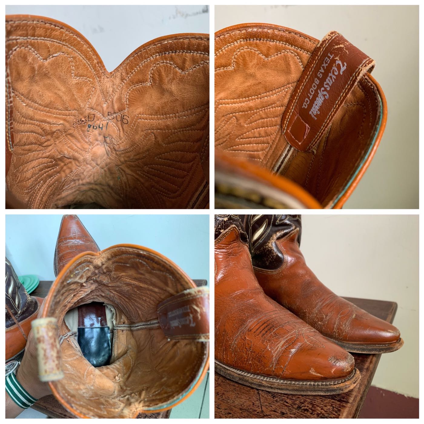 50s 美國製西部靴牛仔Navajo 印第安雷鳥古董古著美式騎士biker 民族風 