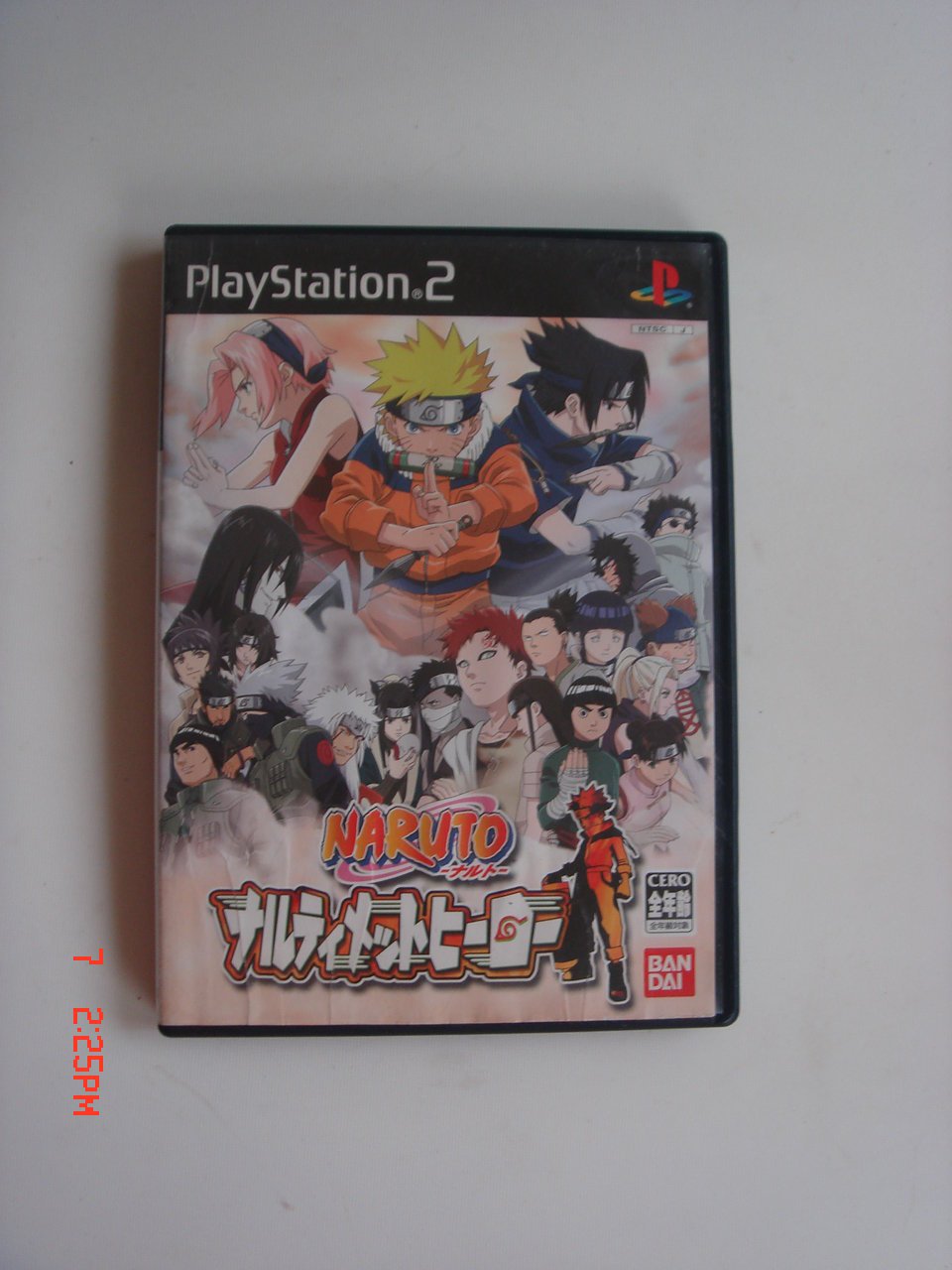 PS2 火影忍者NARUTO木葉的忍者英雄們