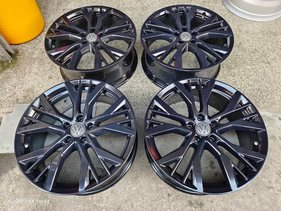 福斯 原廠Golf GTI performance 19吋5孔112 原廠鋁圈一組 VAG 大P 5X112