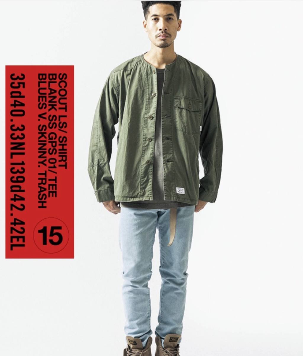 WTAPS 18SS SCOUT LS / SHIRT.-