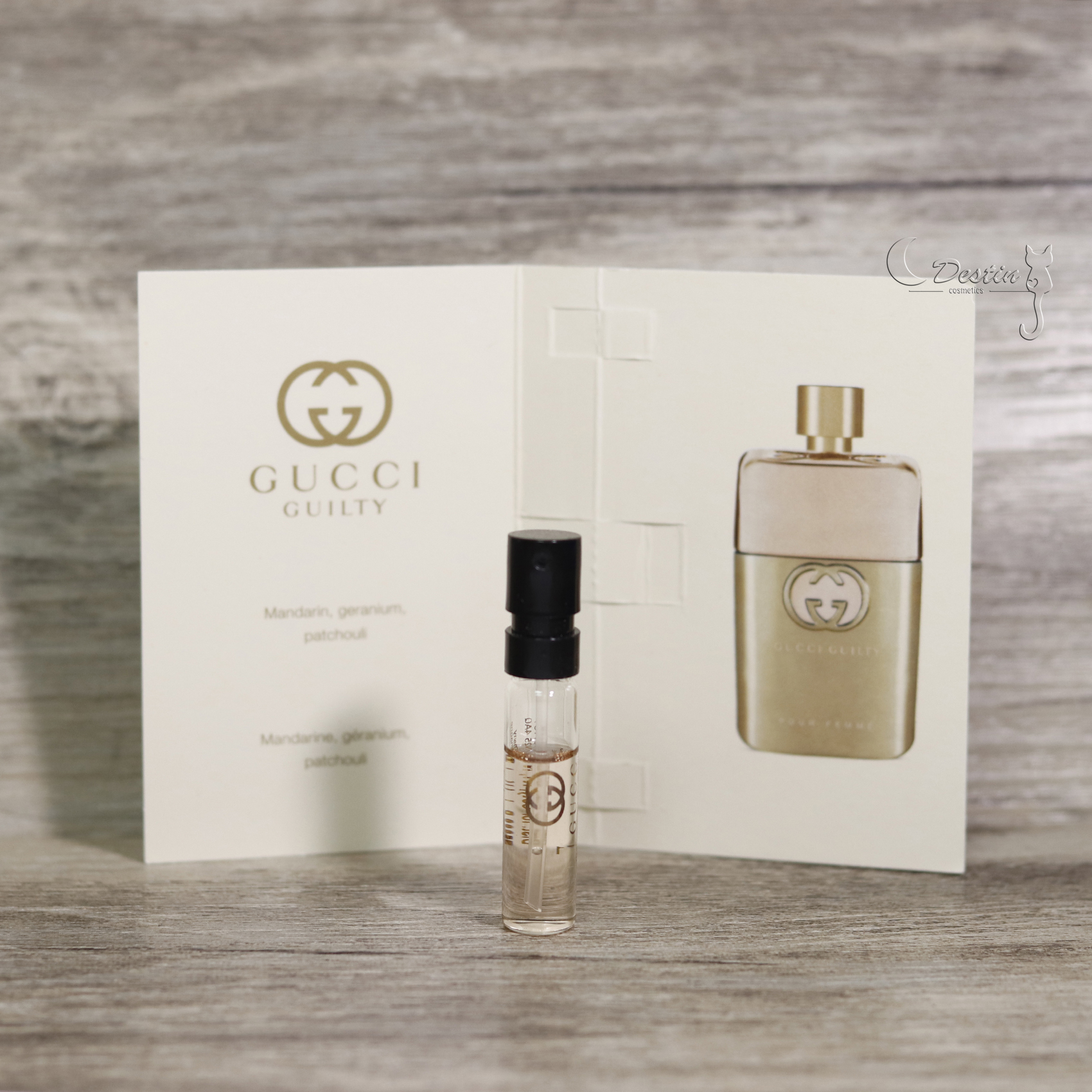 Gucci 原罪罪愛GUILTY 金色限定版女性淡香精1.5mL 可噴式試管香水全新