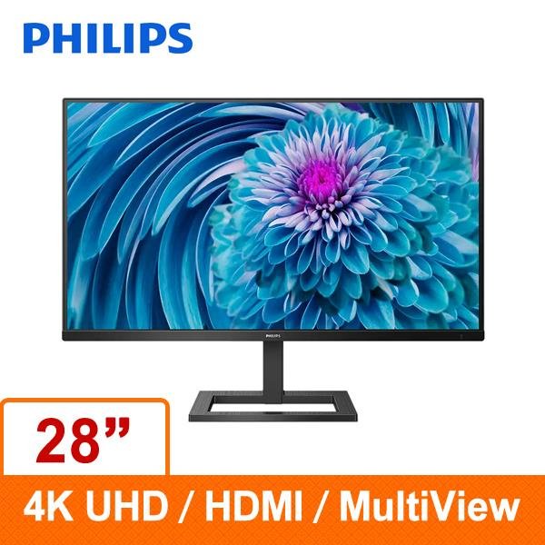 @電子街3C特賣會@全新 PHILIPS 飛利浦 28型 288E2A(黑)(寬) 4K IPS 螢幕顯示器