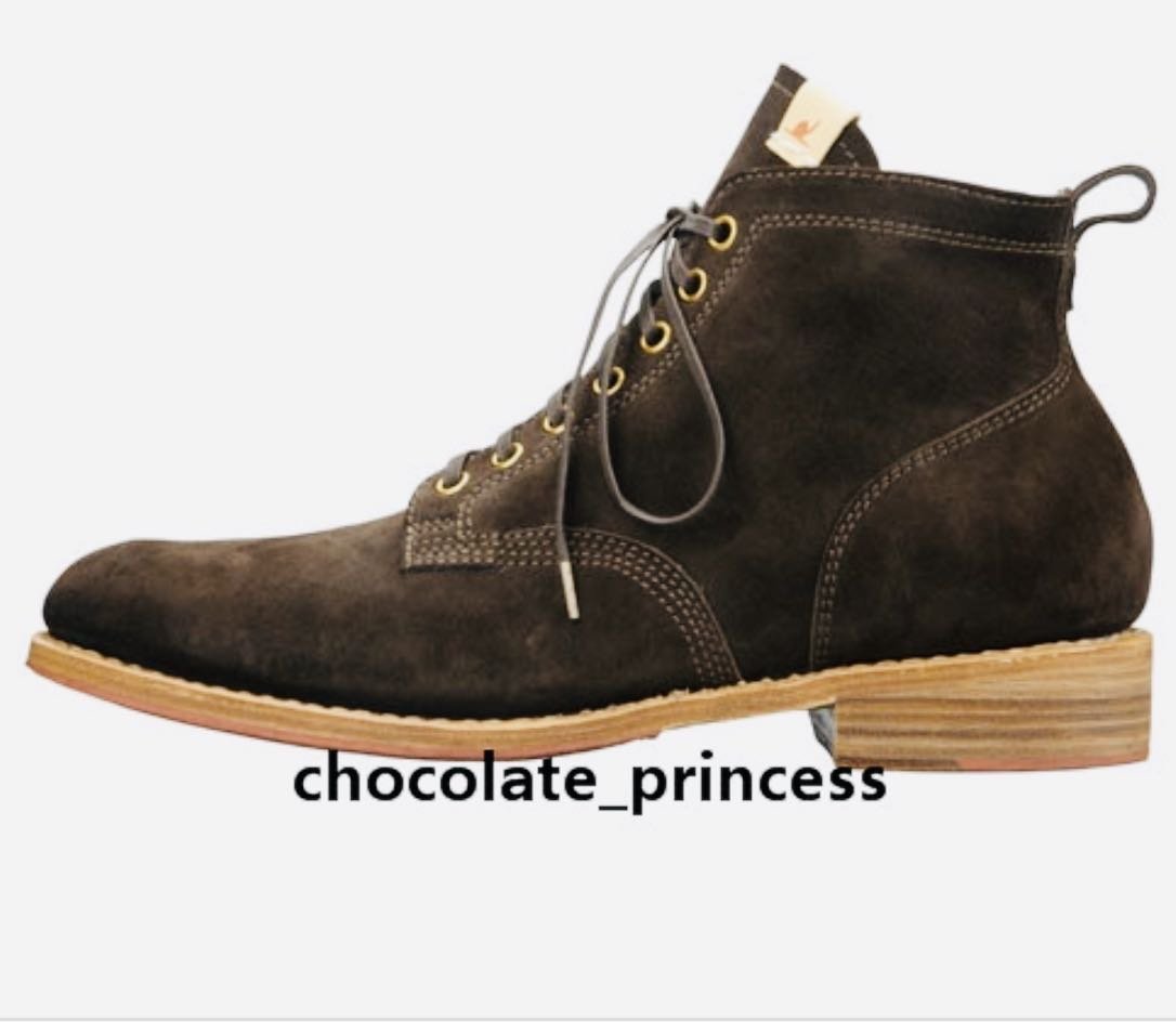 Visvim hilts boots mid-folk size:9 dark brown 美正品| Yahoo奇摩拍賣