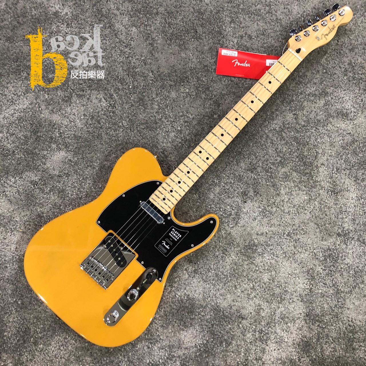 [反拍樂器] Fender Player Telecaster BTB 奶油黃 電吉他 無搖座 Tele Mexico