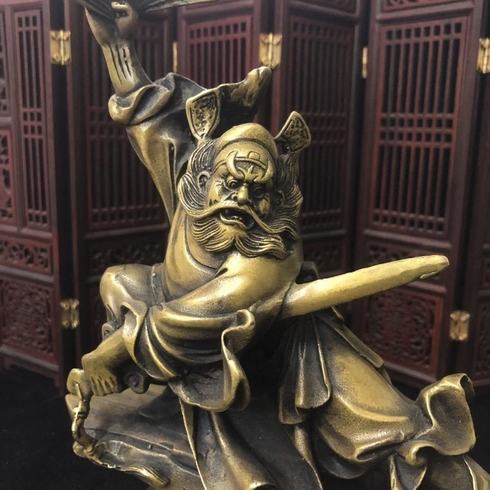 骨董品　中国美術　中国古玩　人物像　鐘馗　縁起物　古美術置物
