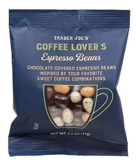 【蘇菲的美國小舖】美國超市 Trader Joe’s 濃縮咖啡豆巧克力 咖啡巧克力豆 小包裝 71g 咖啡豆巧克力