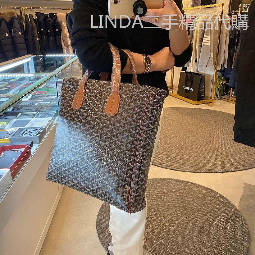 LINDA二手精品代購 GOYARD 戈雅 tote Voltaire 男款 托特包 手提包 肩背包 斜背包 公事包