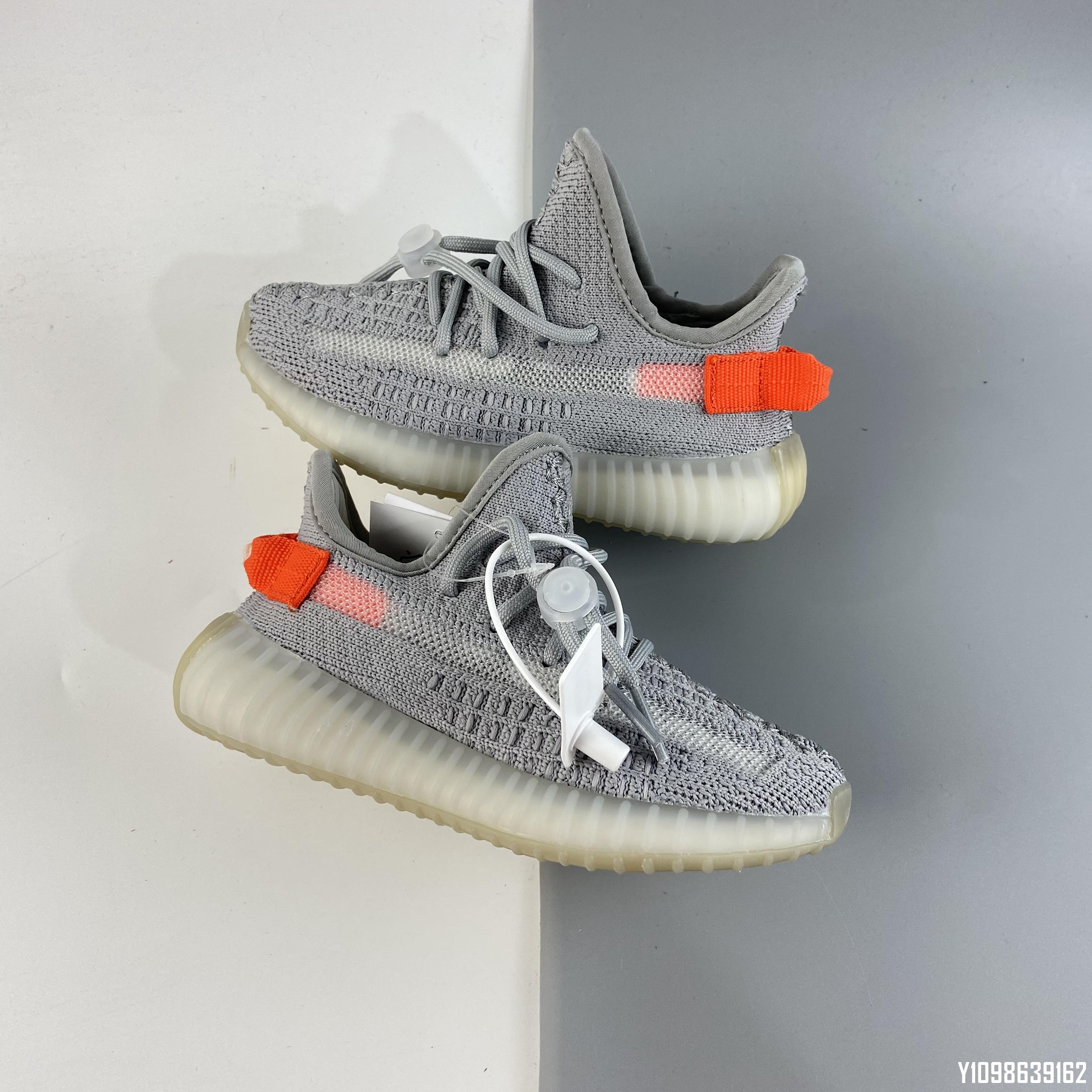 adidas Yeezy 350 Boost V2“Clay” 灰橘歐洲舒適慢跑鞋FX9017 28-35