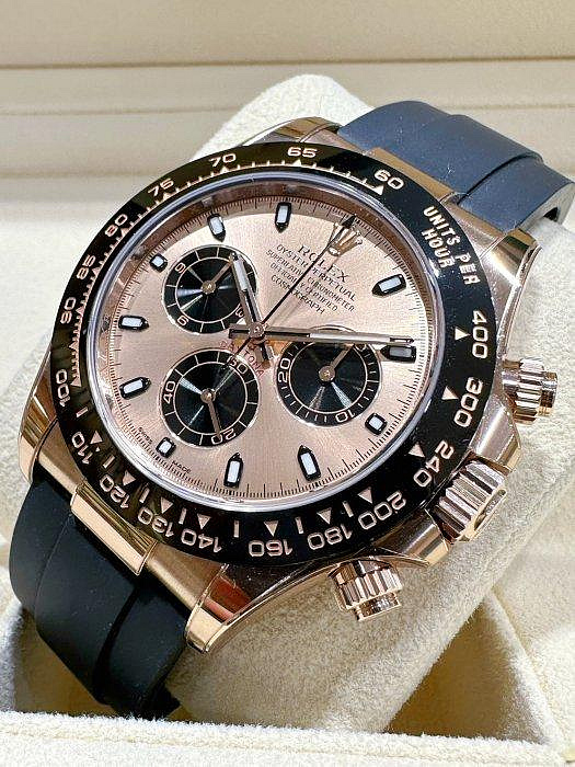 ROLEX 勞力士 Daytona 迪通拿 116515LN 玫瑰金 粉色面盤 二手美品