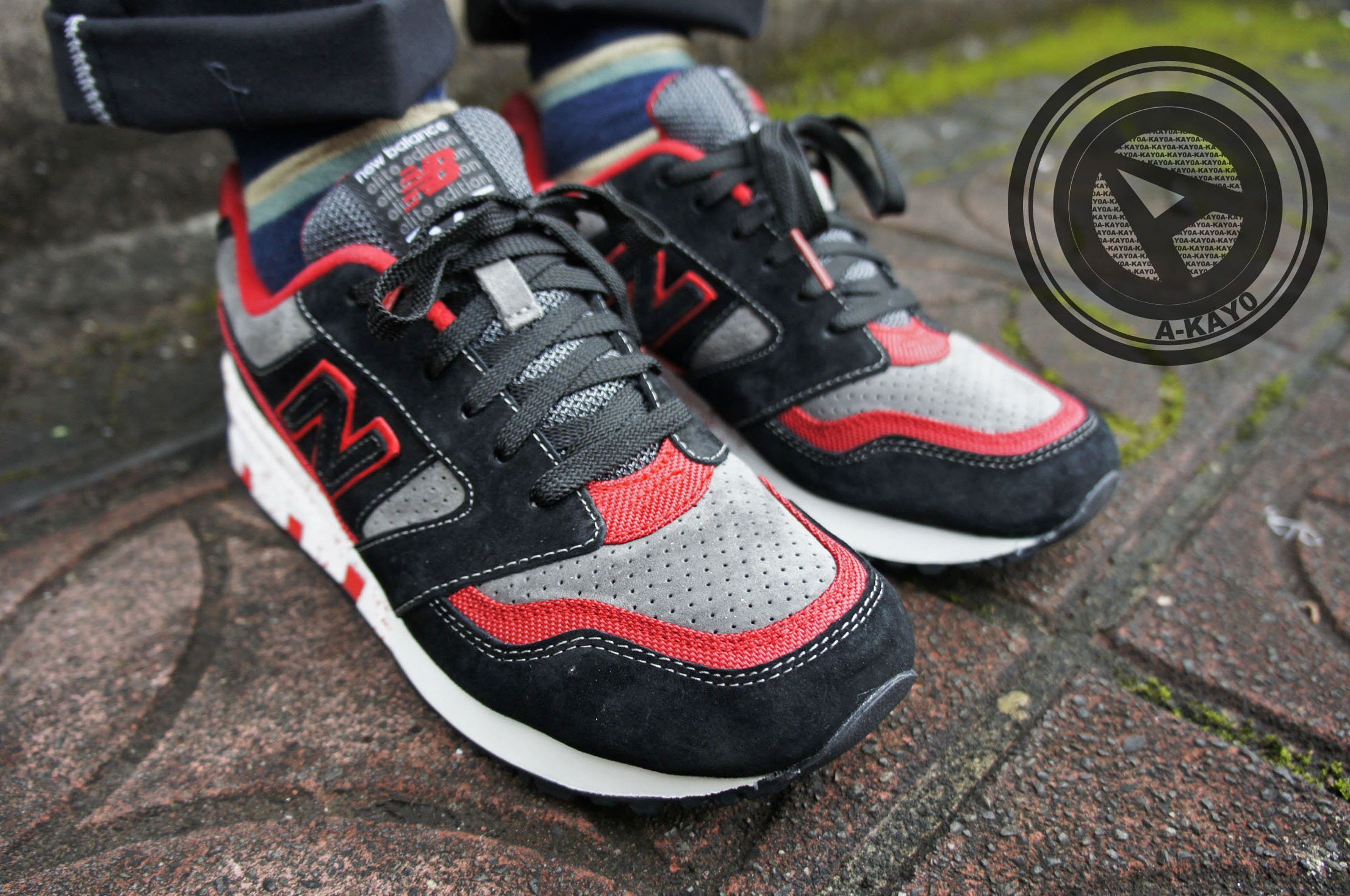 A-KAY0】NEW BALANCE 575 【MD575ERB】BLACK GREY RED 黑灰紅| Yahoo