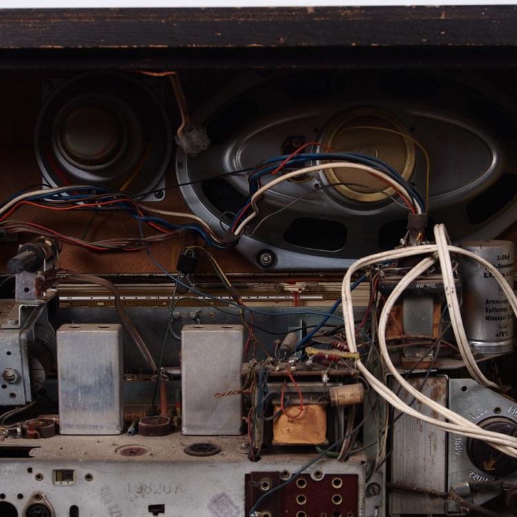 百寶軒西洋古董電子管收音機德國歌麗GraetzCanzonetta816膽機故障機 