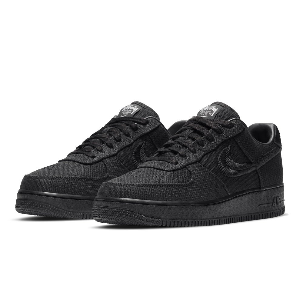 A-KAY0】NIKE X STUSSY AIR FORCE 1 LOW BLACK 黑【CZ9084-001