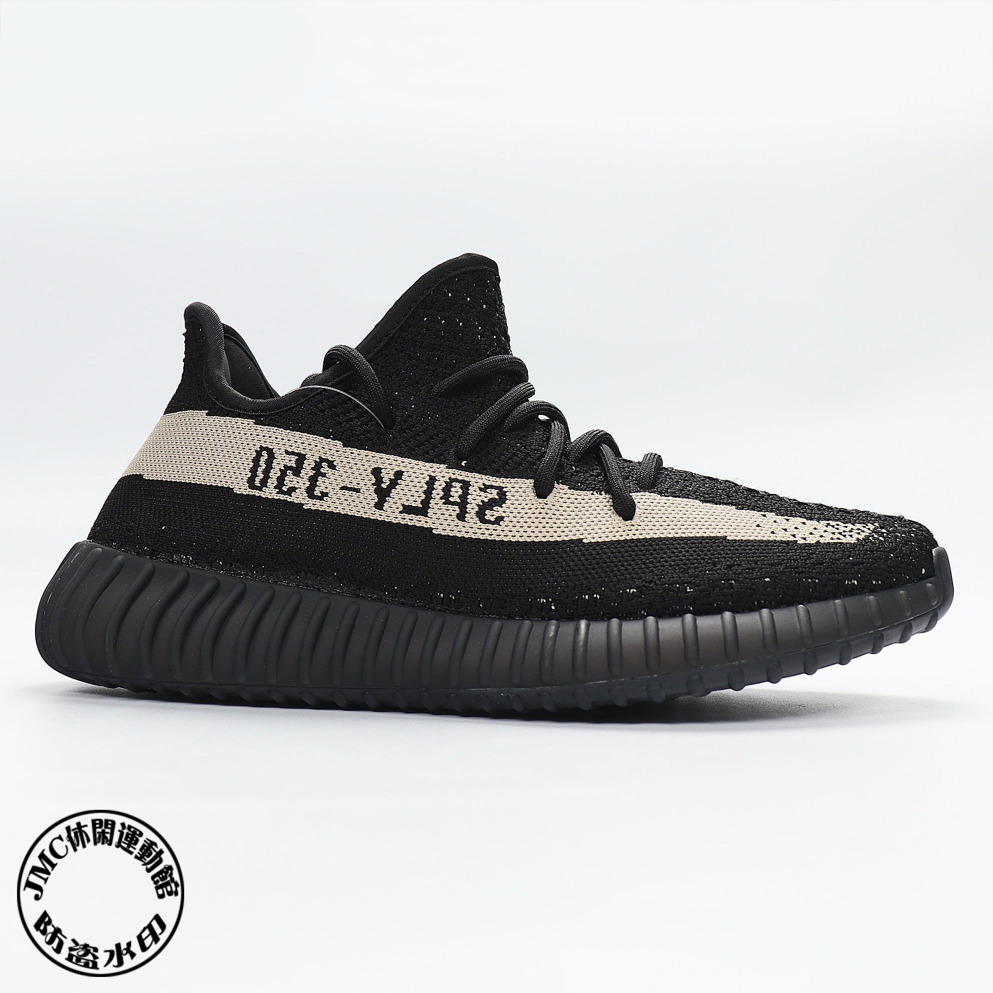 ADIDAS YEEZY BOOST 350 V2 “BLACK WHITE”黑白 慢跑鞋 男女鞋 BY1604