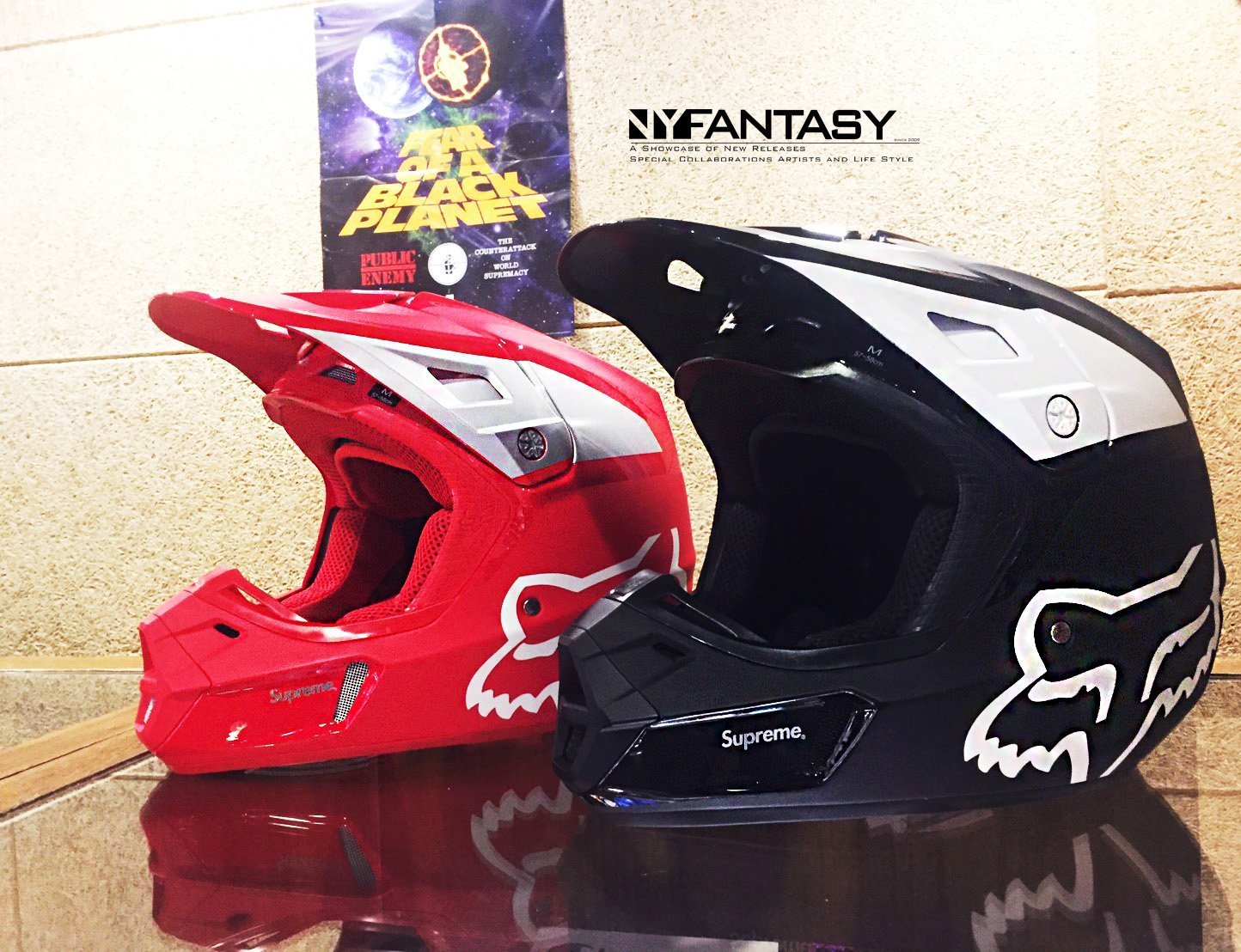 美國鞋校】現貨/預購Supreme Fox Racing V2 Helmet 越野賽車安全帽黑色