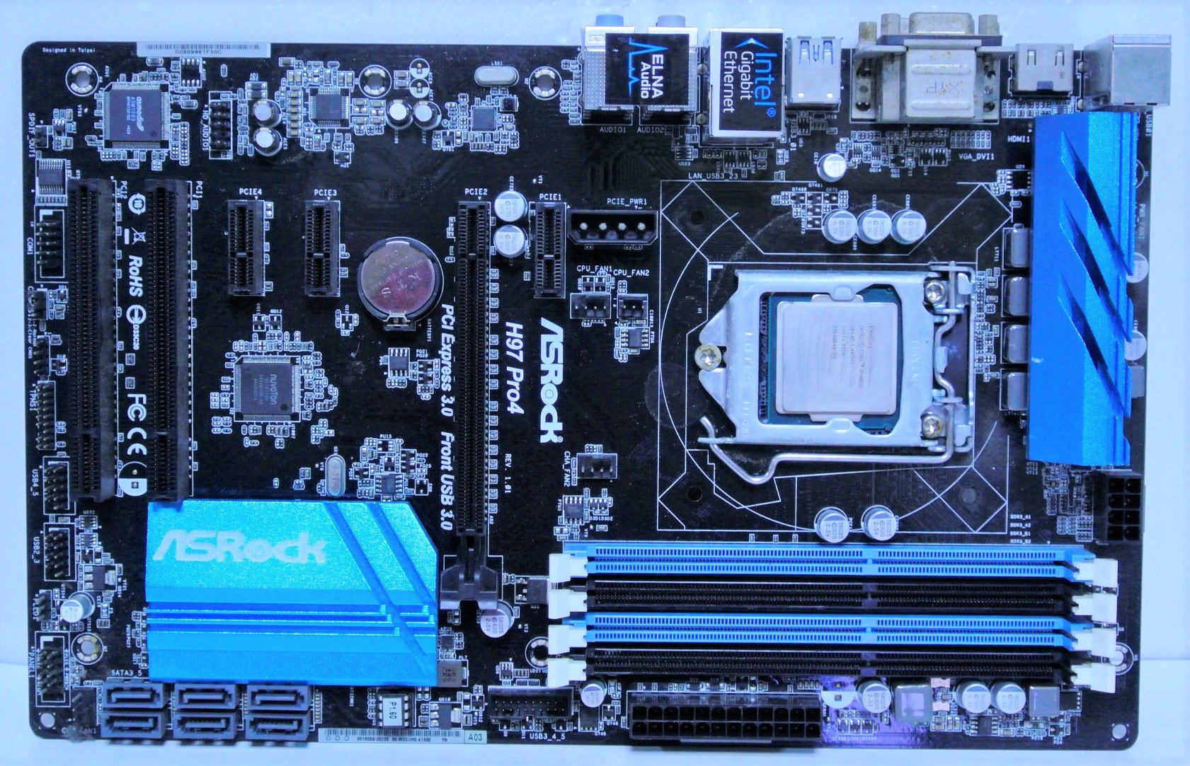 駿朋電腦~ ASROCK華擎H97 Pro4 1150主機板DDR3 含i5-4670附風扇