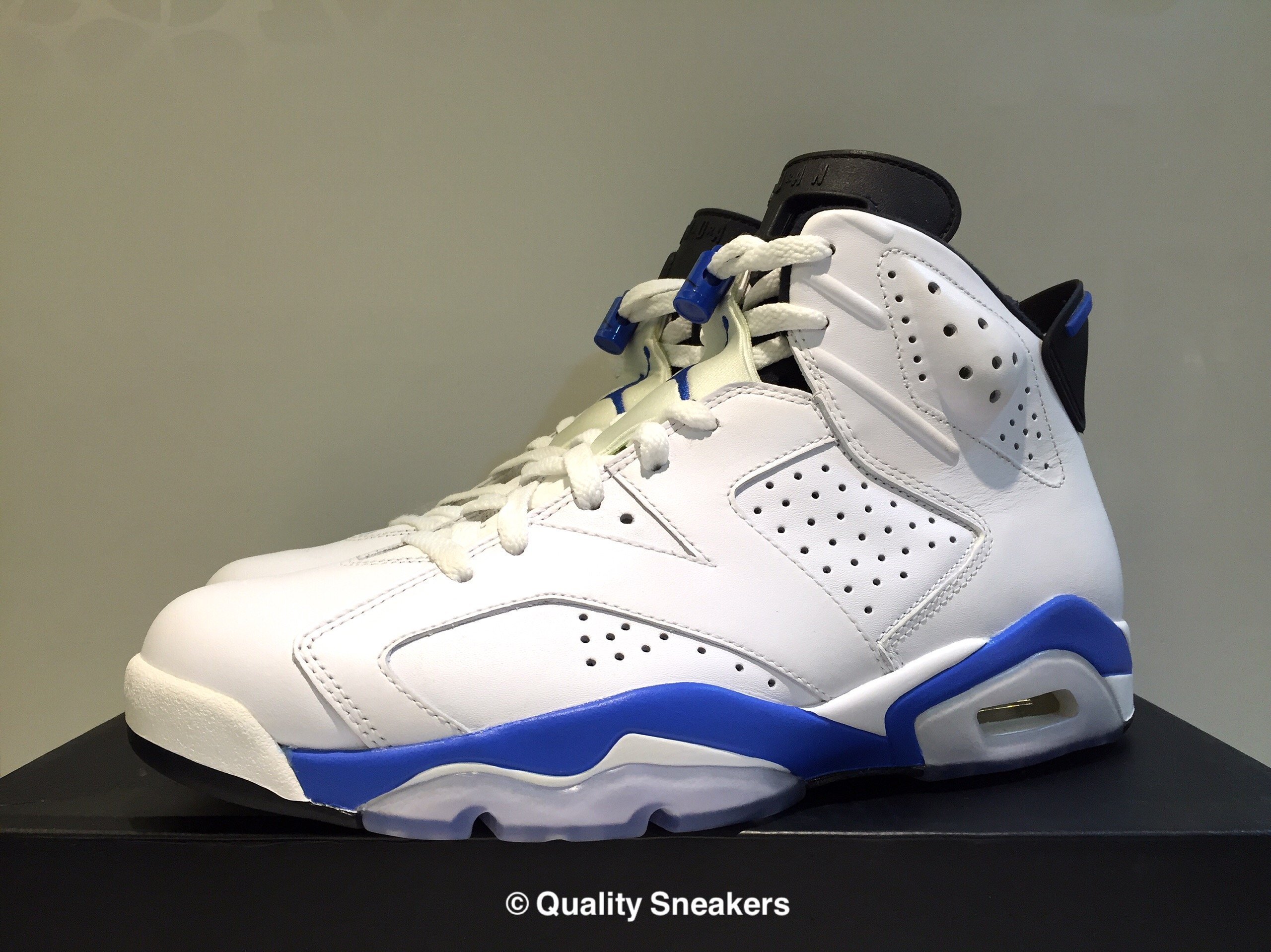 現貨- Nike Air Jordan 6 Retro Sport Blue 白藍384664 107 | Yahoo