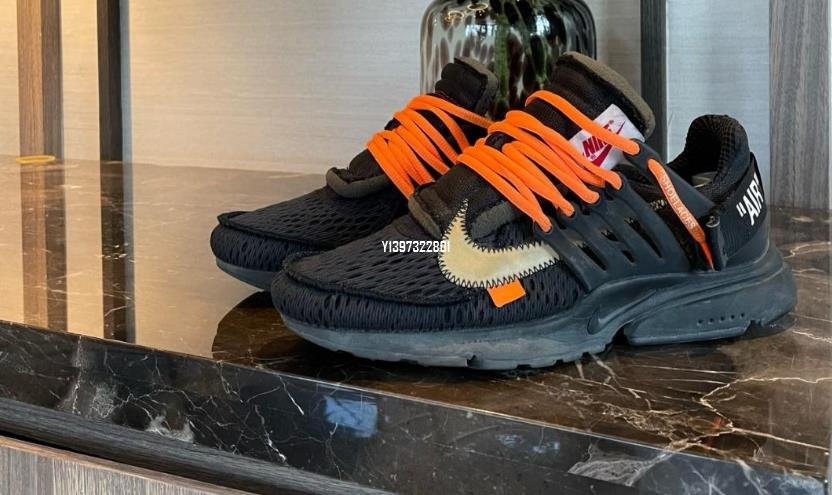 Off White x Nike Air Presto 純黑百搭魚骨鞋慢跑鞋AA3830-002 | Yahoo