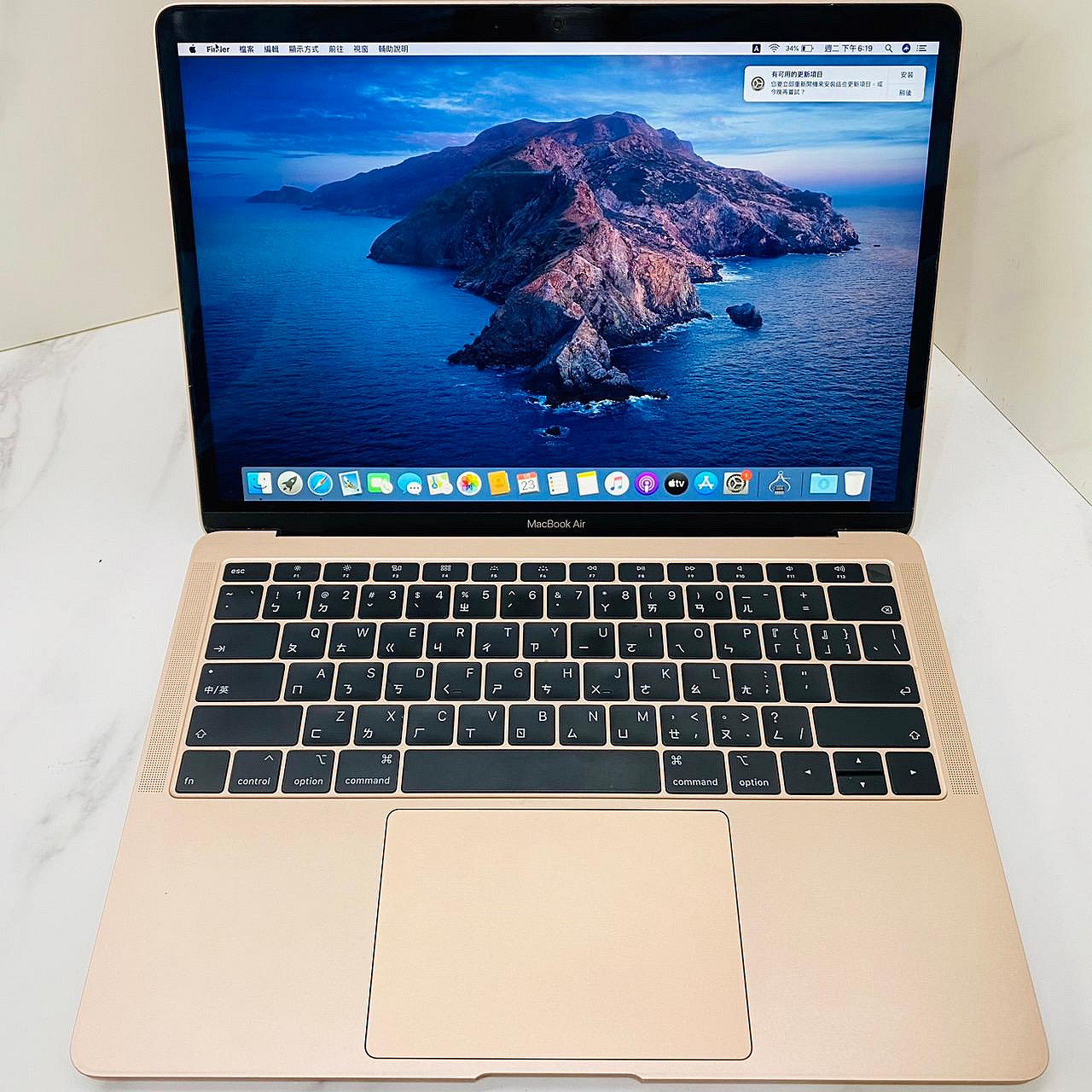 台南【詠悅數位3C】二手 MacBook Air 13″(2019) 128G (有保固) #RLYWL