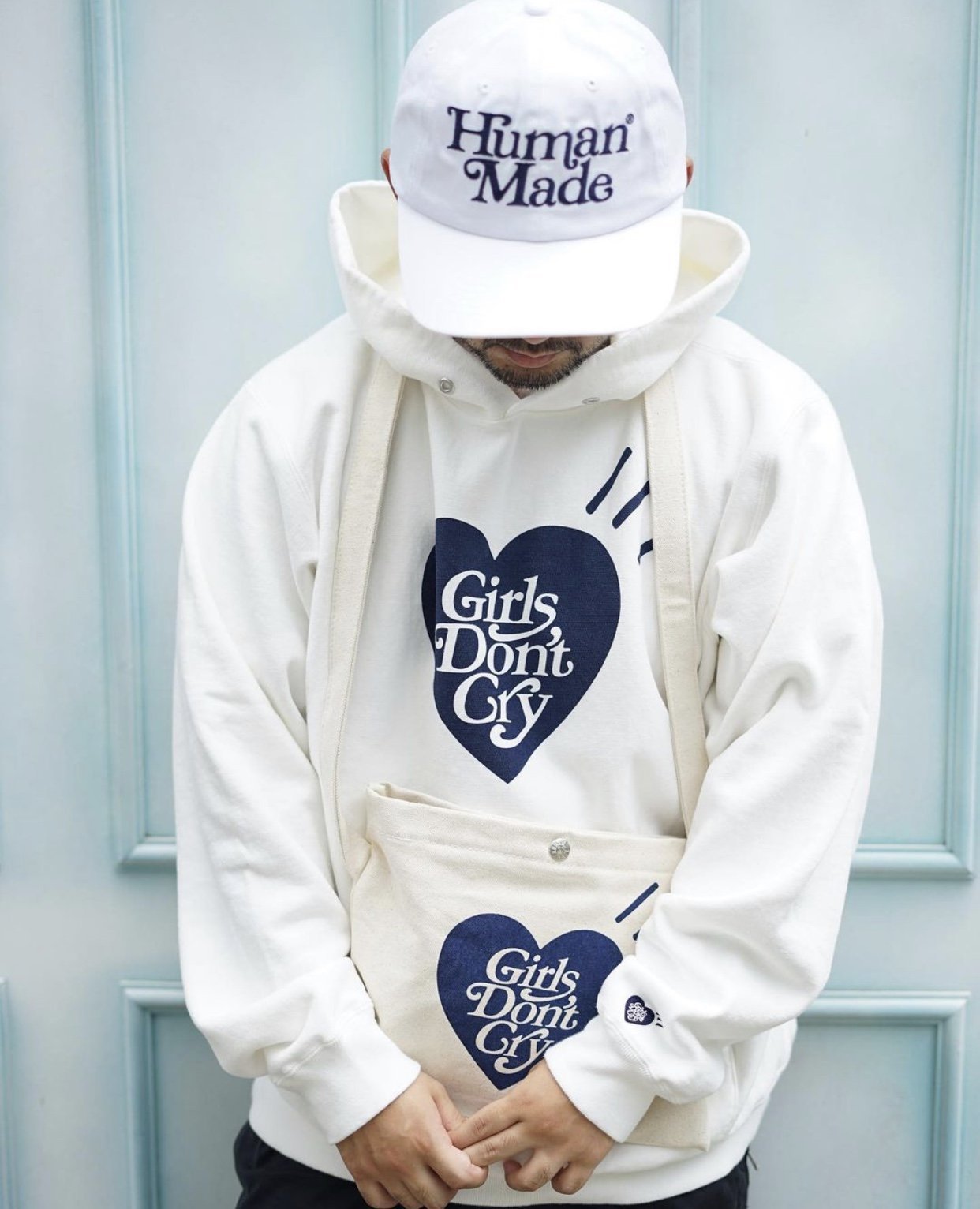 現貨熱銷-Human Made 20SS Girls Don't Cry Hooded 連帽長袖帽TEE