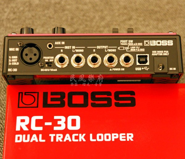 民風樂府》BOSS RC-30 Loop Station 樂句循環工作站全新公司貨現貨在店