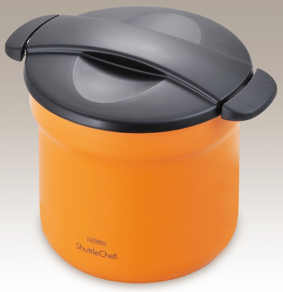 橘色 膳魔師 THERMOS 真空保温調理器 KBF-4500 4.3L 4~6人份 悶燒鍋 不銹鋼鍋 LUCI日本代購
