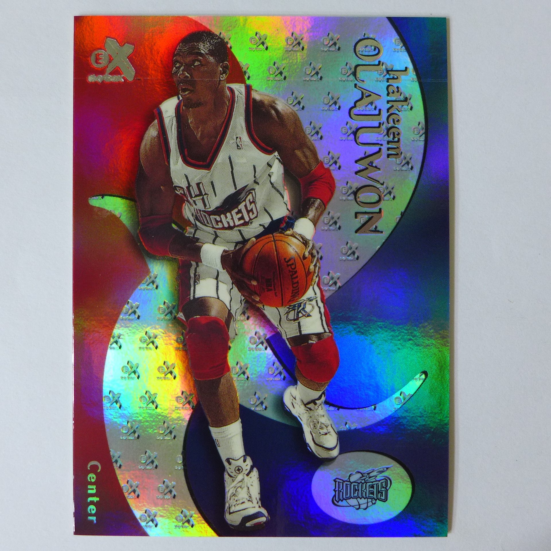 ~ Hakeem Olajuwon ~1999-00年 SKYBOX E-X NBA球星.閃亮球員卡