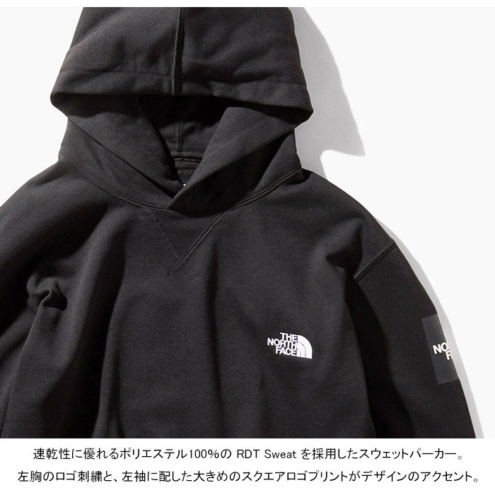 日貨代購CITY】THE NORTH FACE SQUARE LOGO HOODIE 帽T 5色NT11953