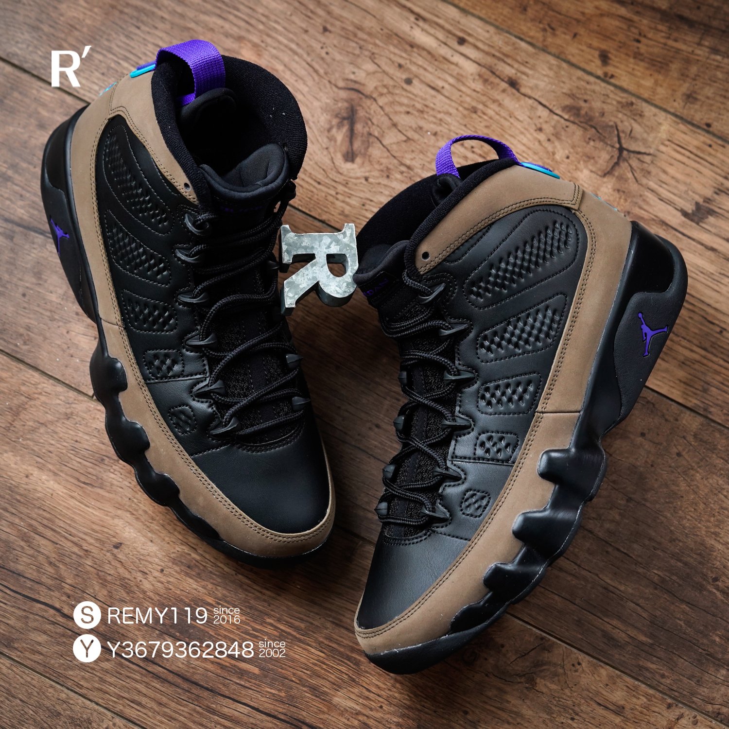 R'代購Air Jordan 9 Retro Olive Concord CT8019-034 | Yahoo奇摩拍賣