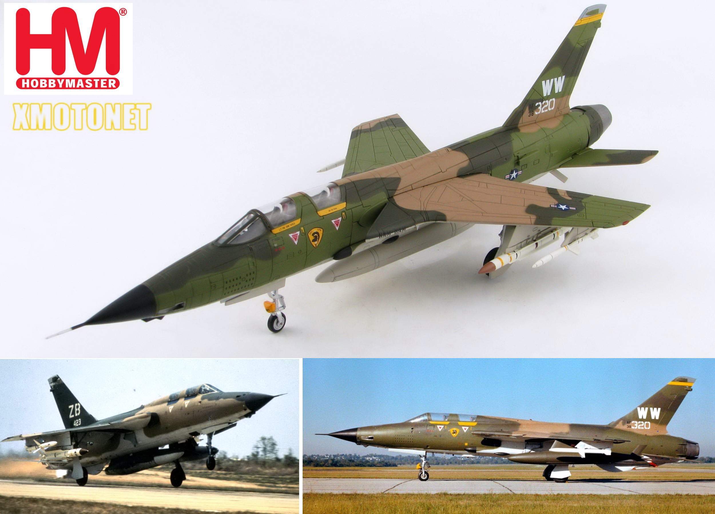 【魔玩達人】1/72 HM HA2550 F-105G Wild Weasel 美軍越戰 超軍刀 野鼬戰鬥機【新品現貨】