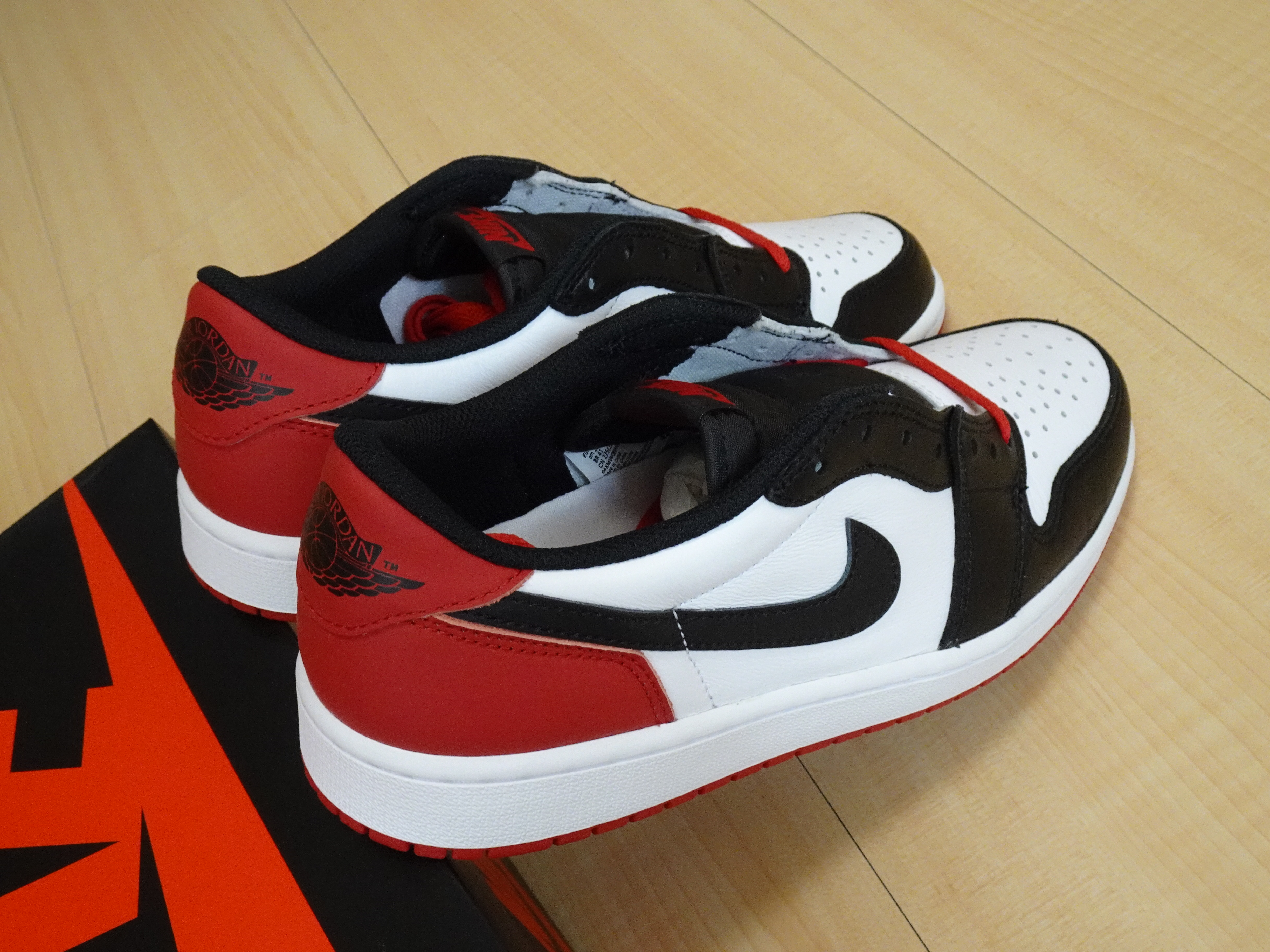 Nike Air Jordan 1 Retro Low OG 芝加哥Black Toe黑腳趾CZ0790-106籃球