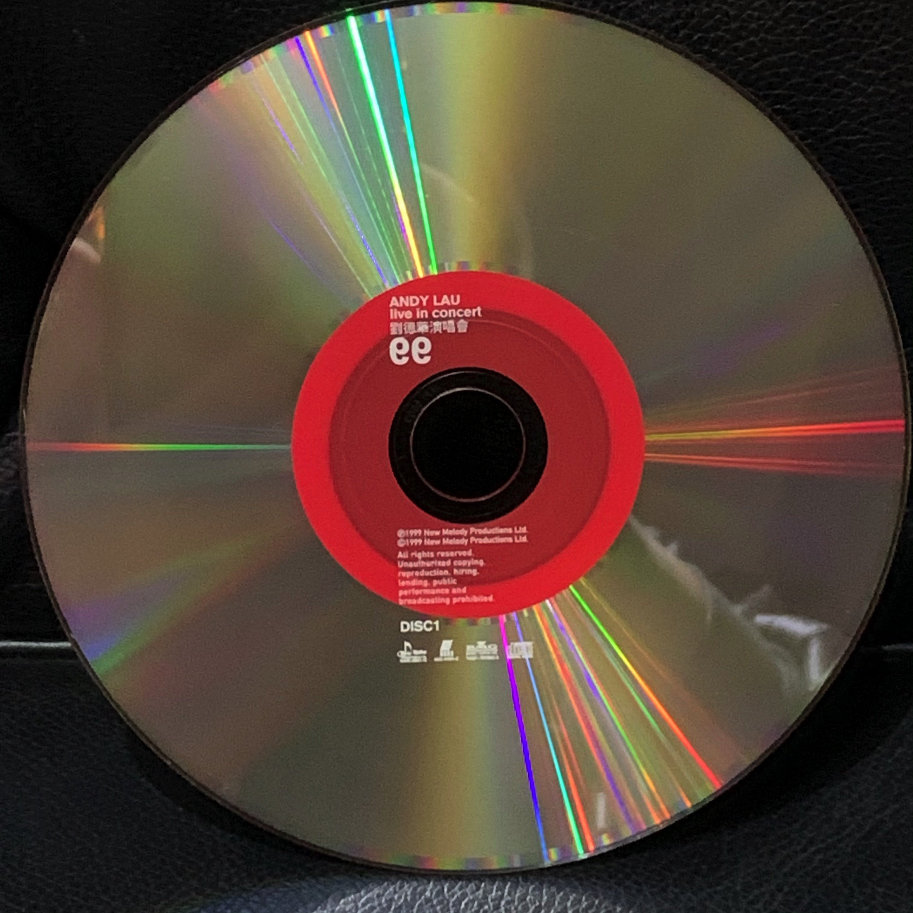 一手收藏】劉德華－99'演唱會，首版媒體宣傳片，雙CD，藝能動音1999