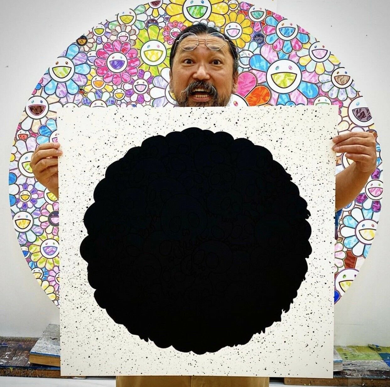 コーヒーブルース、ドリップ murakami takashi 村上隆 版画