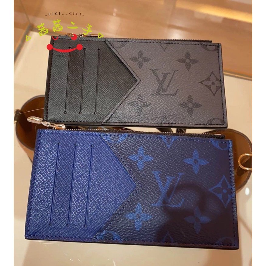Louis Vuitton Hybrid Wallet Noir M81568 Monogram Eclipse