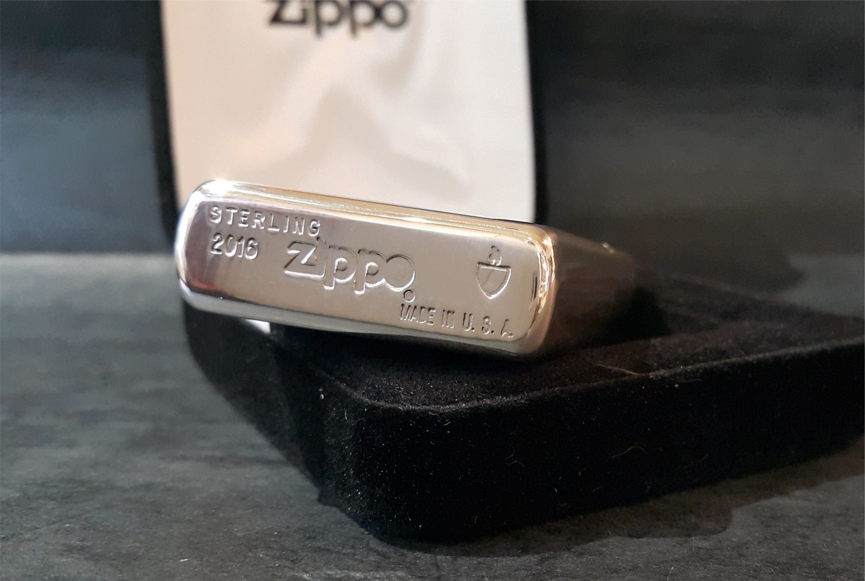 ONE*$~美系ZIPPO*Sterling Armor Case《925純銀加厚版》霧面拉絲*編號