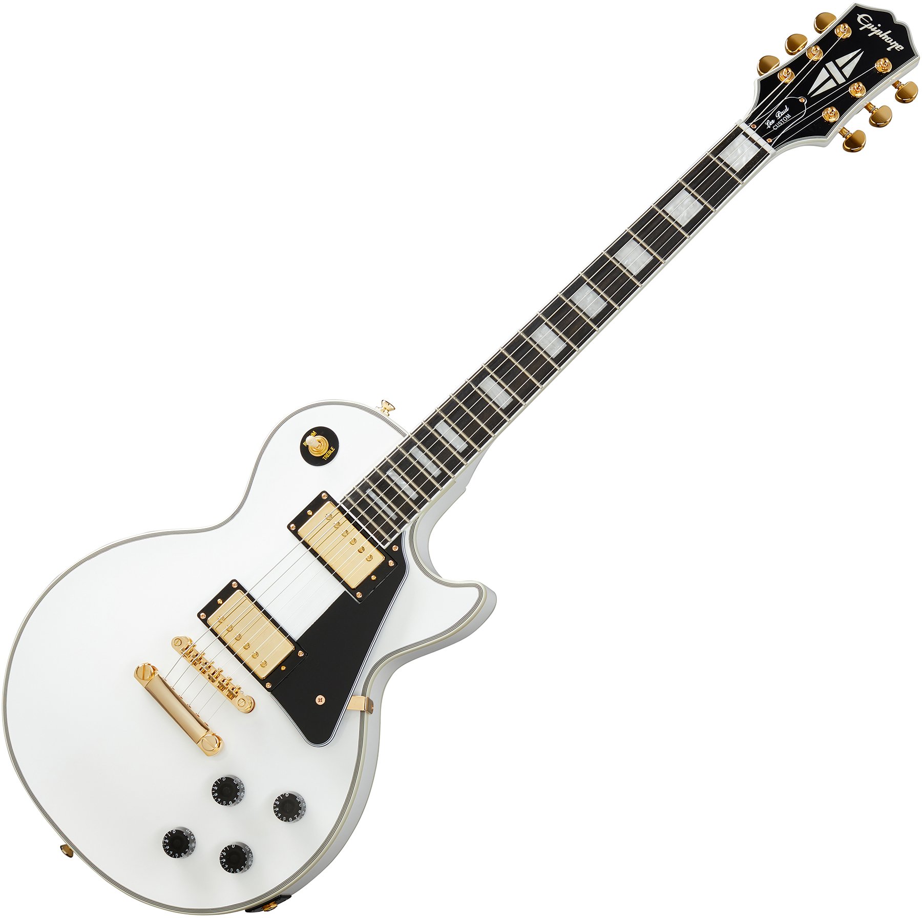 【現代樂器】現貨！Epiphone Les Paul Custom Alpine White 白色款 電吉他