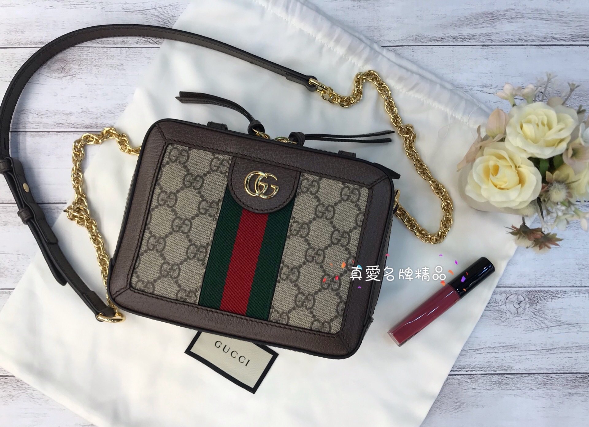 GUCCIグッチ ブラウス バンドカラー 濃紺 38 未使用品-