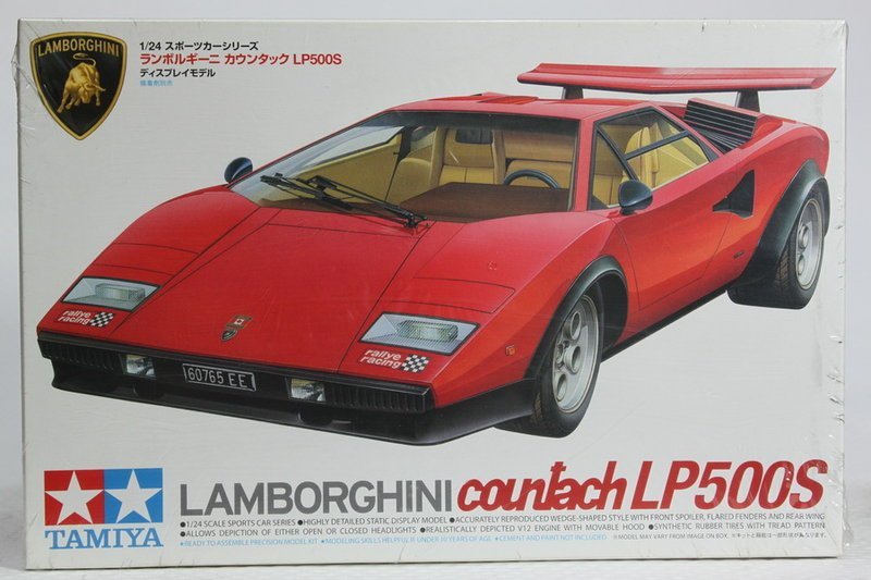 統一模型玩具店】TAMIYA《LAMBORGHINI藍寶堅尼Countach LP500S》1:24