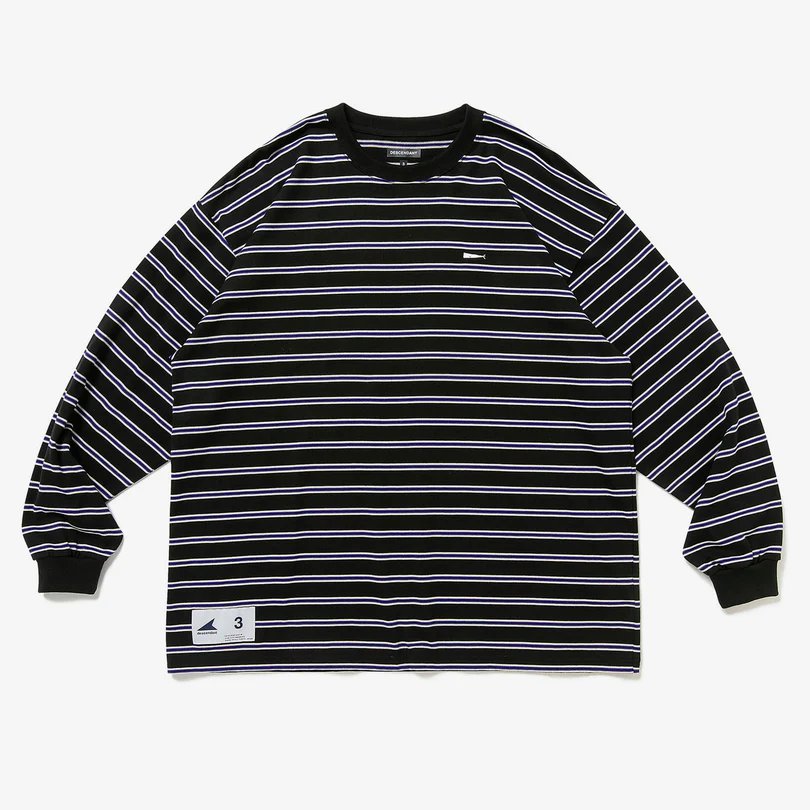 日貨代購CITY】2022AW DESCENDANT HORIZONTAL STRIPE LS 鯨魚條紋長T