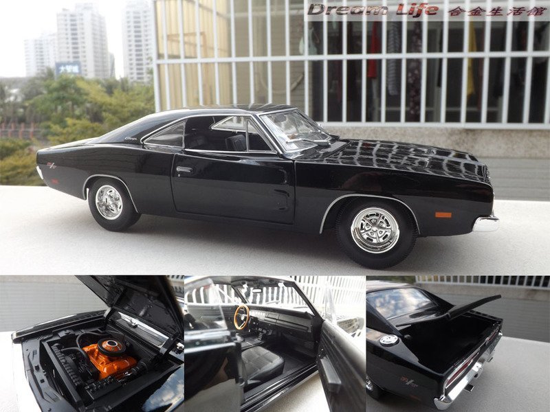 Maisto 精品】1/18 1969 Dodge Charger R/T 道奇挑戰者美國肌肉車~全新