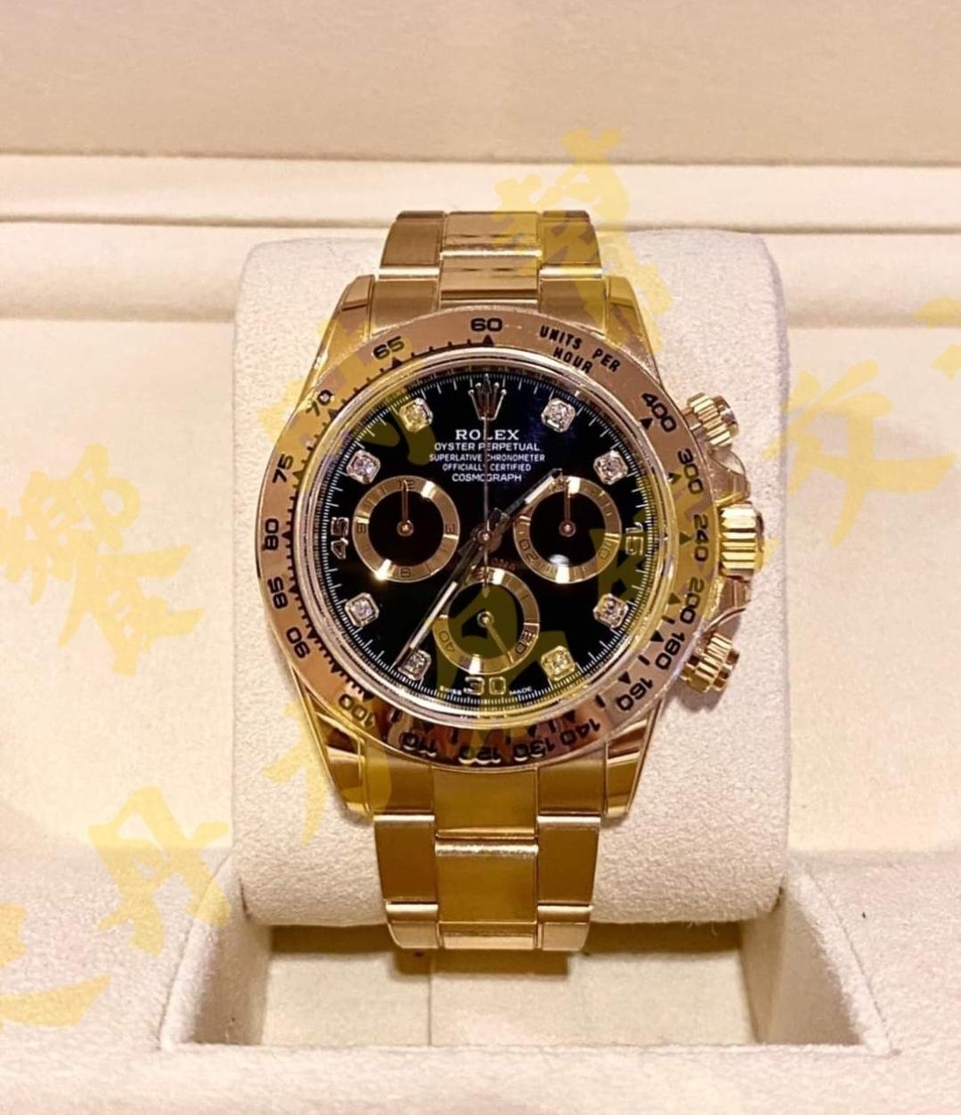 『已交流』#史丹力名錶交流 勞力士 116508 ROLEX 黑面 18K黃金 迪通拿 八鑽 DAYTONA 116508G