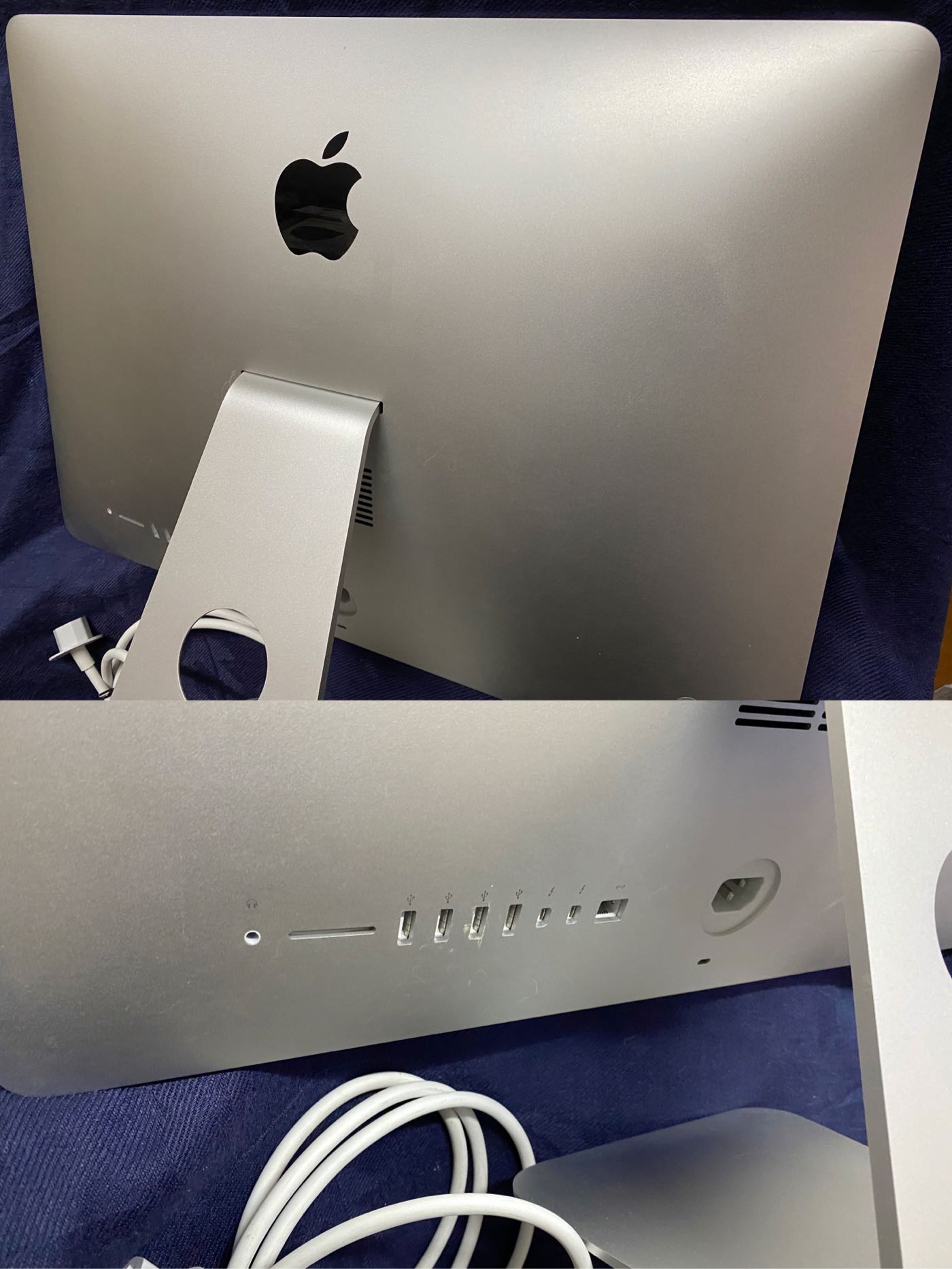 Apple iMac 21.5吋 A1418 (2015Late)桌上型電腦，使用正常，主要瑕疵在面板玻璃破損需更換維修，附原廠外盒包裝完整。